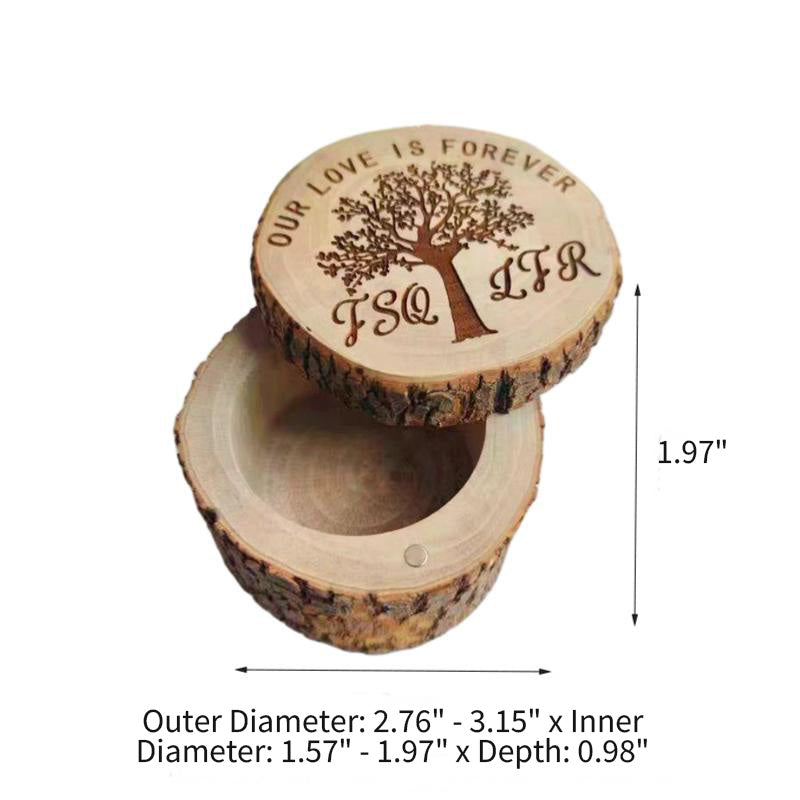 Sliding-Lid Wedding Ring Box