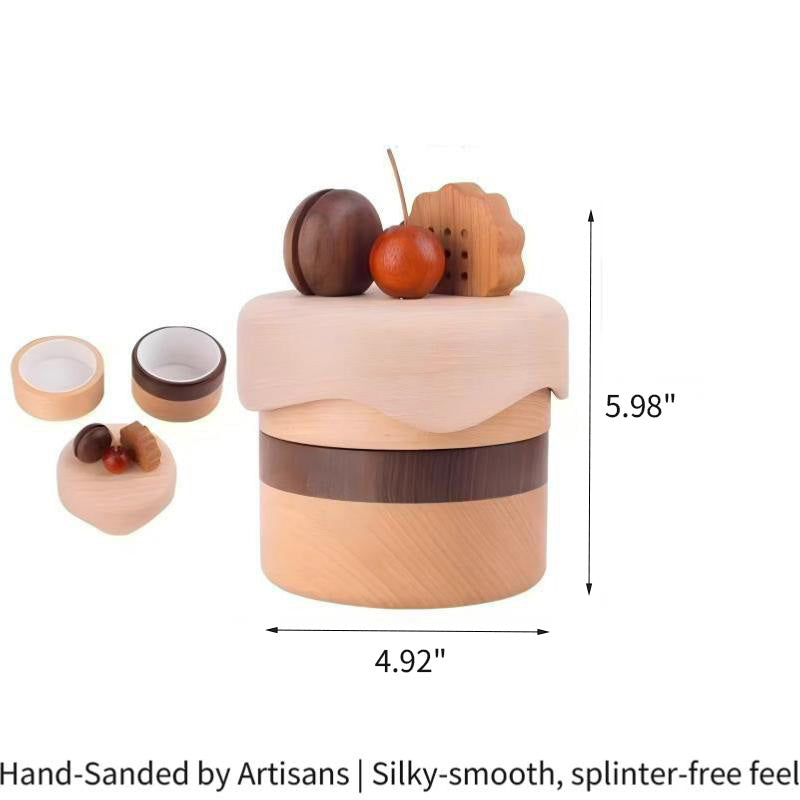 Cake & Cocoa Brown Jewelry Boxes — Solid Wood