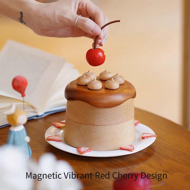 Cake & Cocoa Brown Jewelry Boxes — Solid Wood